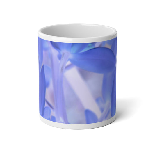 Jumbo Mug, 20 oz "Blue Tinted Orchids" by Kim A. Bailey