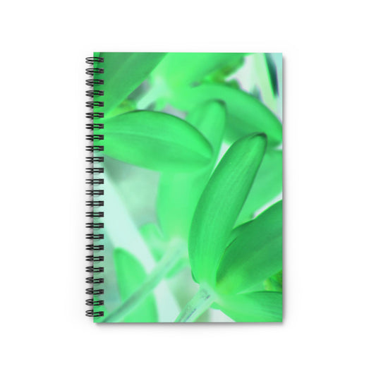 Spiral Notebook - Ruled Line - "Green Tinted Orchid" by Kim Bailey
