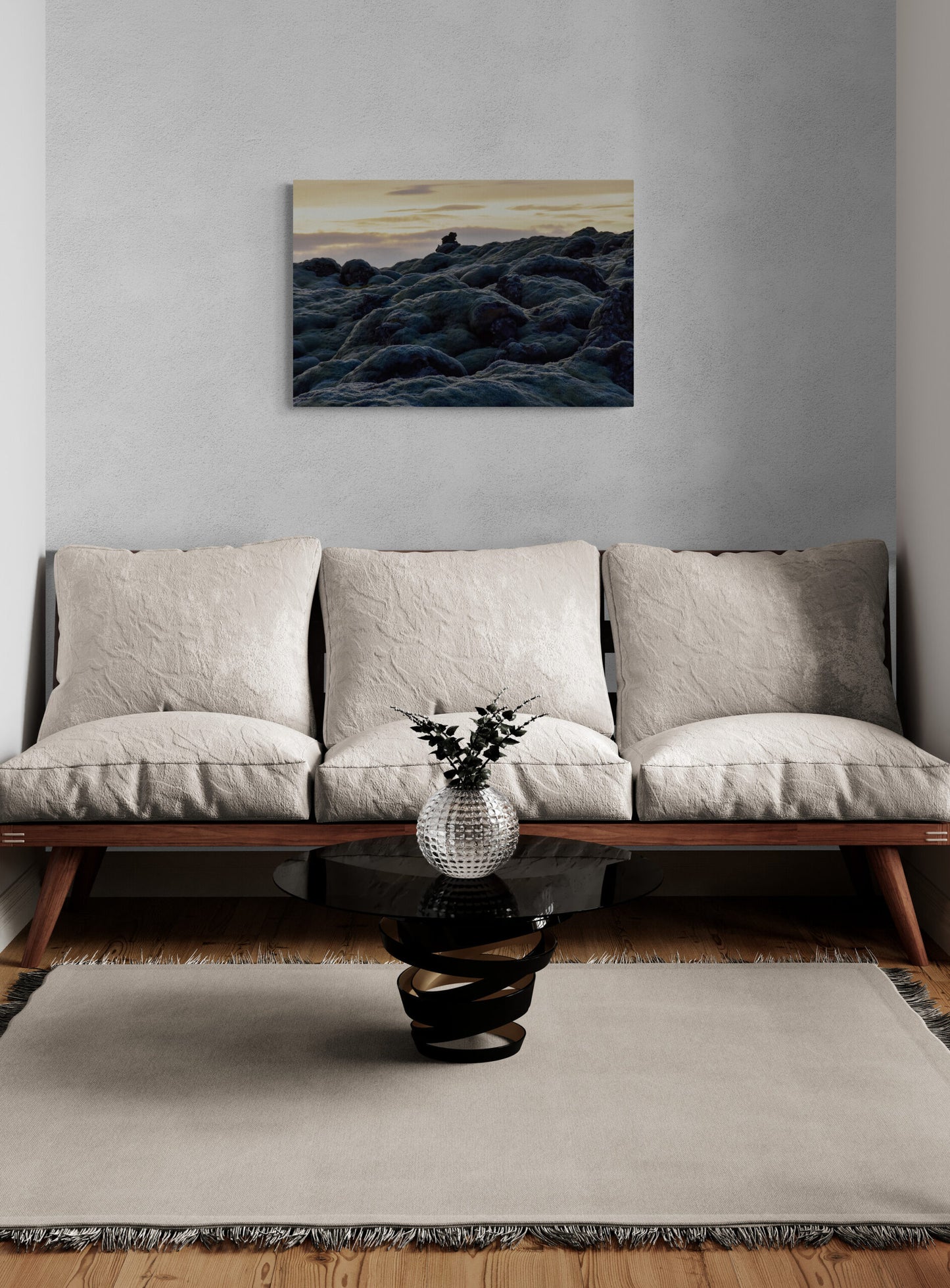 Nature-Inspired Photography Prints to Elevate Your Space "Green Moss on Lava Rocks in Iceland" image 6