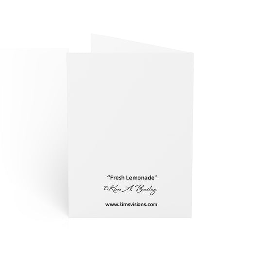 Greeting Cards (1, 10, 30, and 50 pcs.) "Fresh Lemonade" by Kim A. Bailey