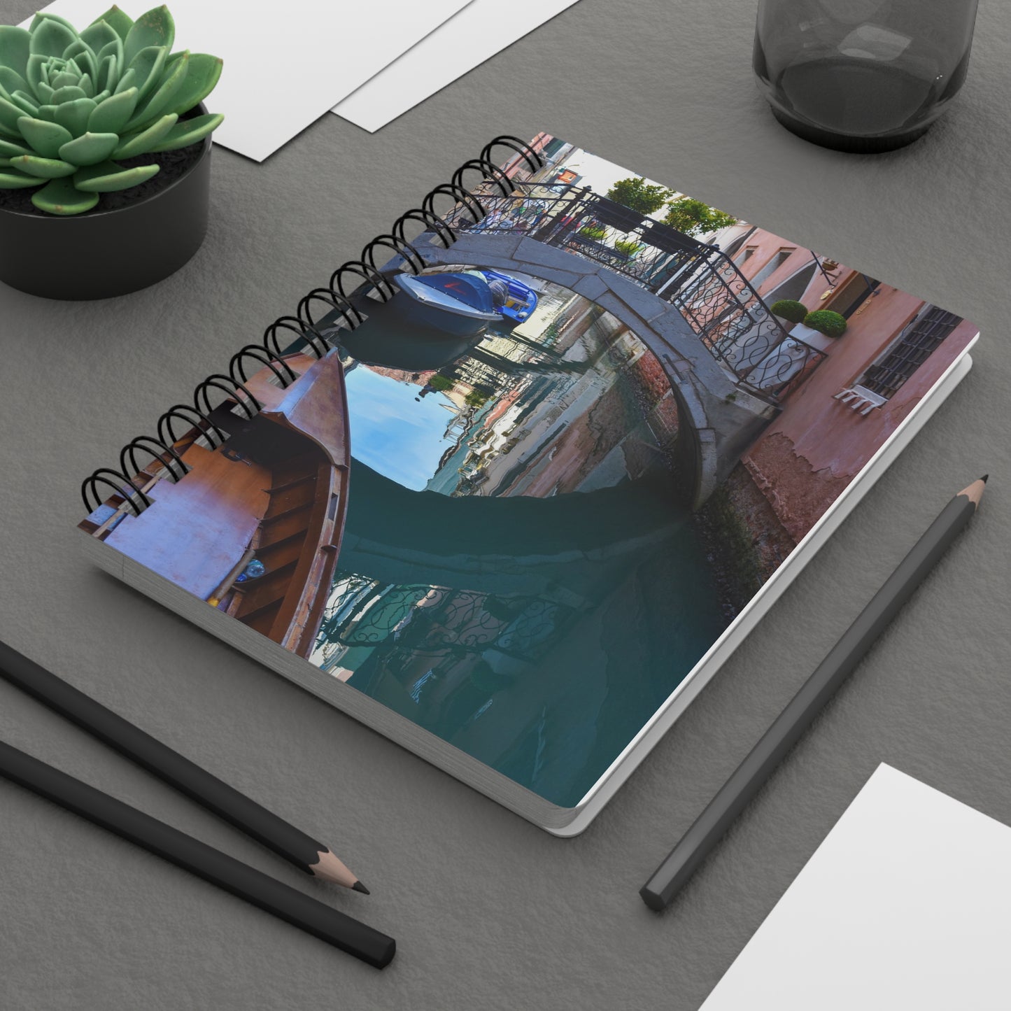 Romantic Spiral Bound Journal — Love Notes & Reflections
