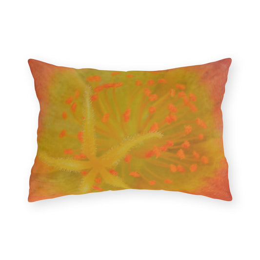 Outdoor Pillow "Yellow Stamen" by Kim A. Bailey - Choice of 4 sizes