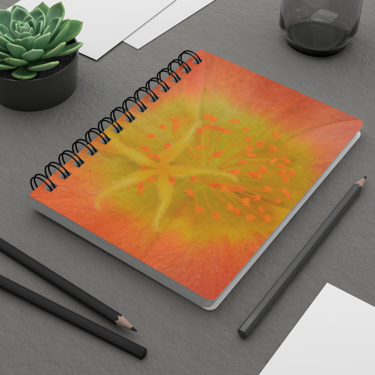 Bold Spiral-Bound Journal — Minimal Modern Notebook for Notes & Sketches