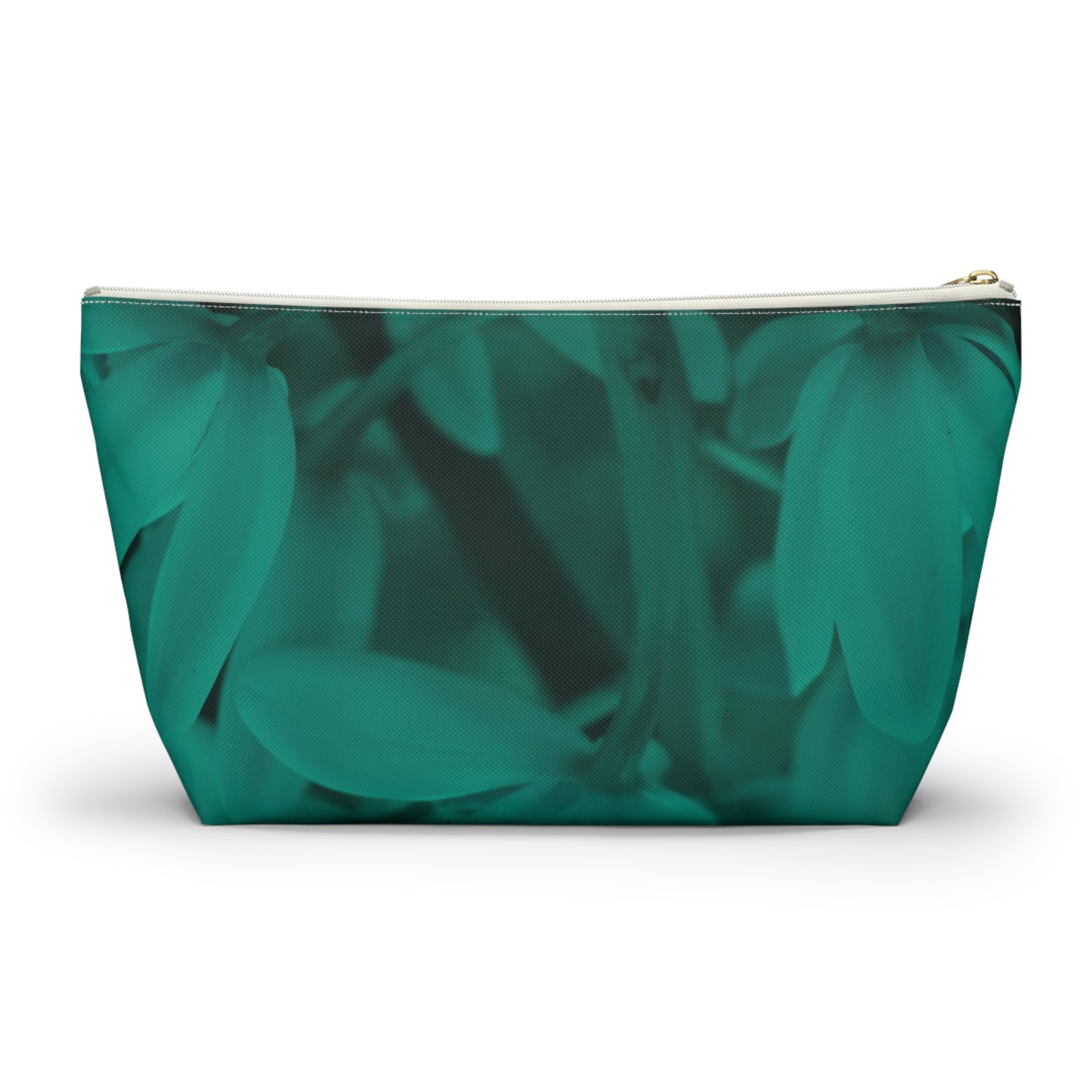 Tropical Leaf Accessory Pouch - Botanical Cosmetic Bag, Travel Organizer, Gift for Her, Nature-Inspired Storage, Makeup Case