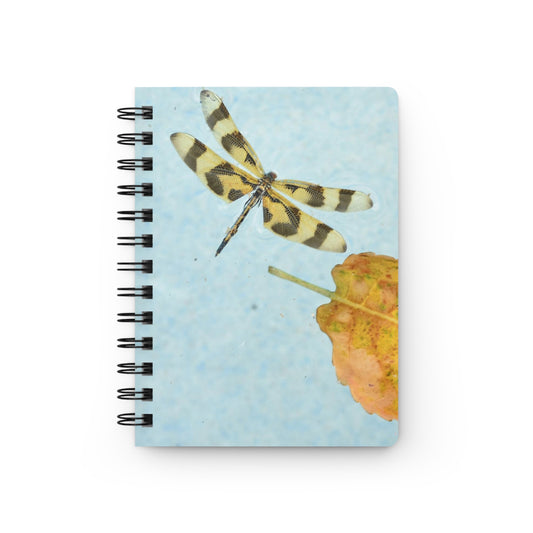 Dragonfly Spiral Journal — Pocket Spiral Bound Notebook