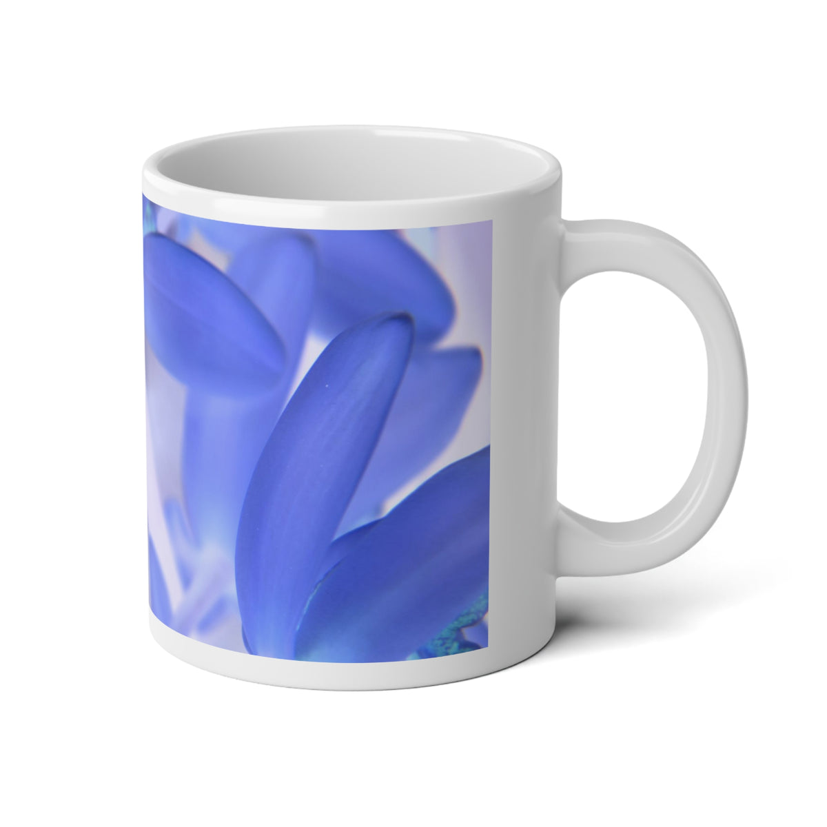 Jumbo Mug, 20 oz "Blue Tinted Orchids" by Kim A. Bailey