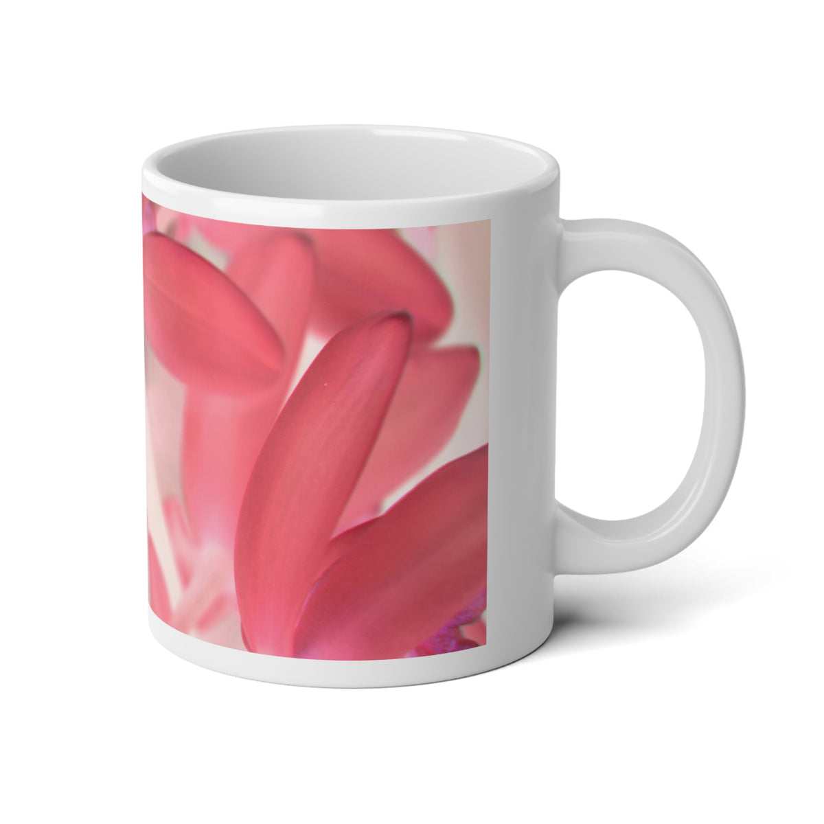 Jumbo Mug, 20oz "Pink Tinted Orchids" by Kim A. Bailey