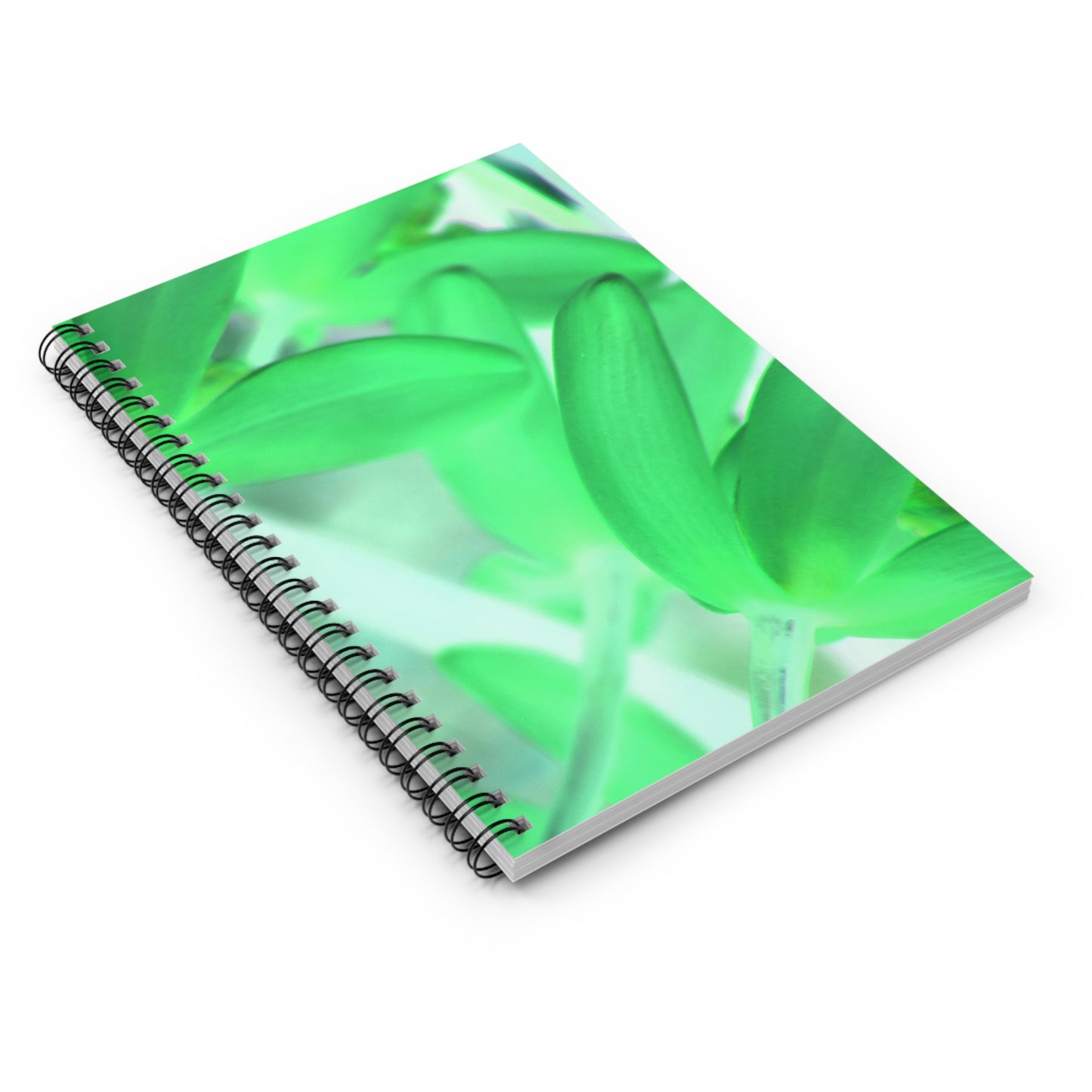 Spiral Notebook - Ruled Line - "Green Tinted Orchid" by Kim Bailey