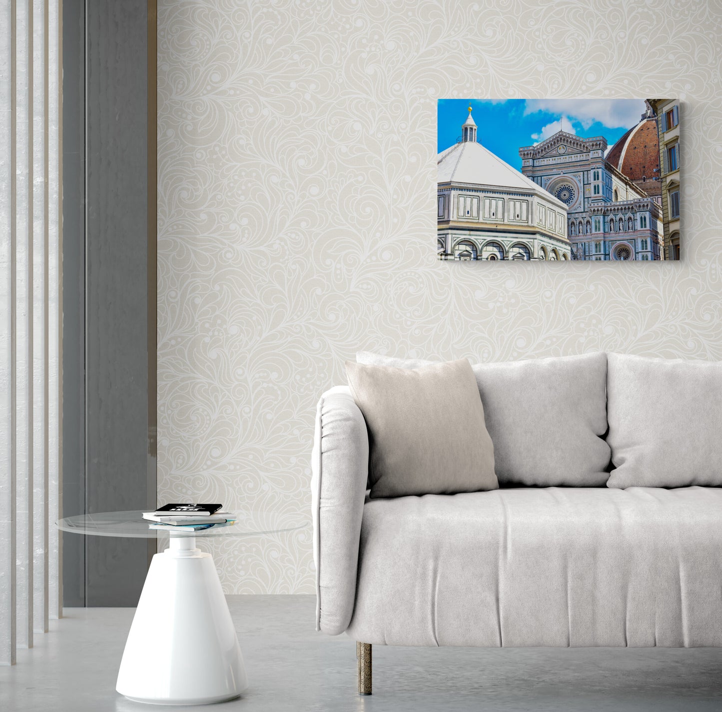 Architecture of Florence, Italy Original Photograph by Kim A. Bailey Hanging on the Wall in a Contemporary Living Room