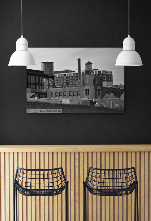 Denver Ale, Original Black and White Photograph by Kim A. Bailey