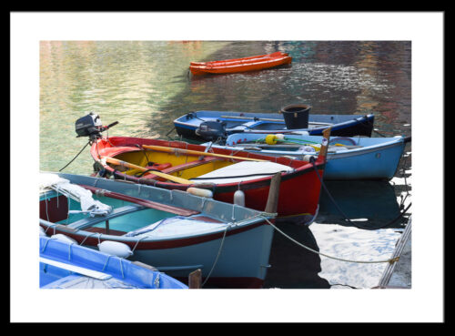 Bring Italian Coastal Charm Home – Fishing Boats Photography "Fishing Boats in the Bay"