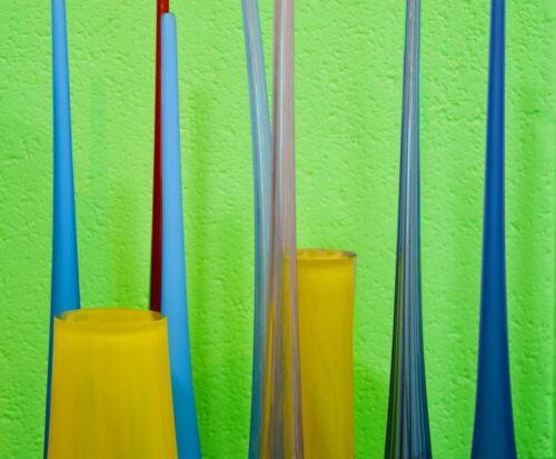 Glass on a Table in a Glass Factory, Murano, Italy, Gallery-Worthy Photography Prints Delivered to Your Door