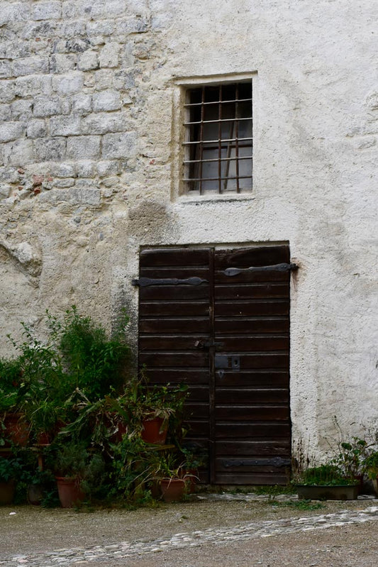 Iron Door to Castle, Salzburg, Austria Original Photograph by Kim A. Bailey