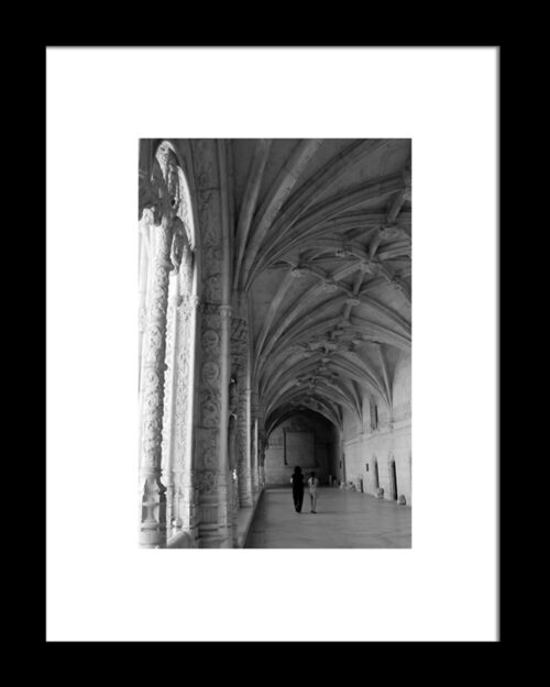 Jeronimos Monastery Lisbon, Portugal (B/W) Original Photograph by Kim A. Bailey