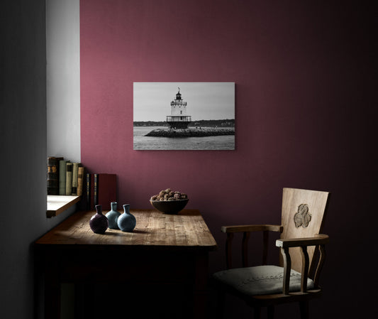 Lighthouse in Black and White, Original Photograph by Kim A. Bailey