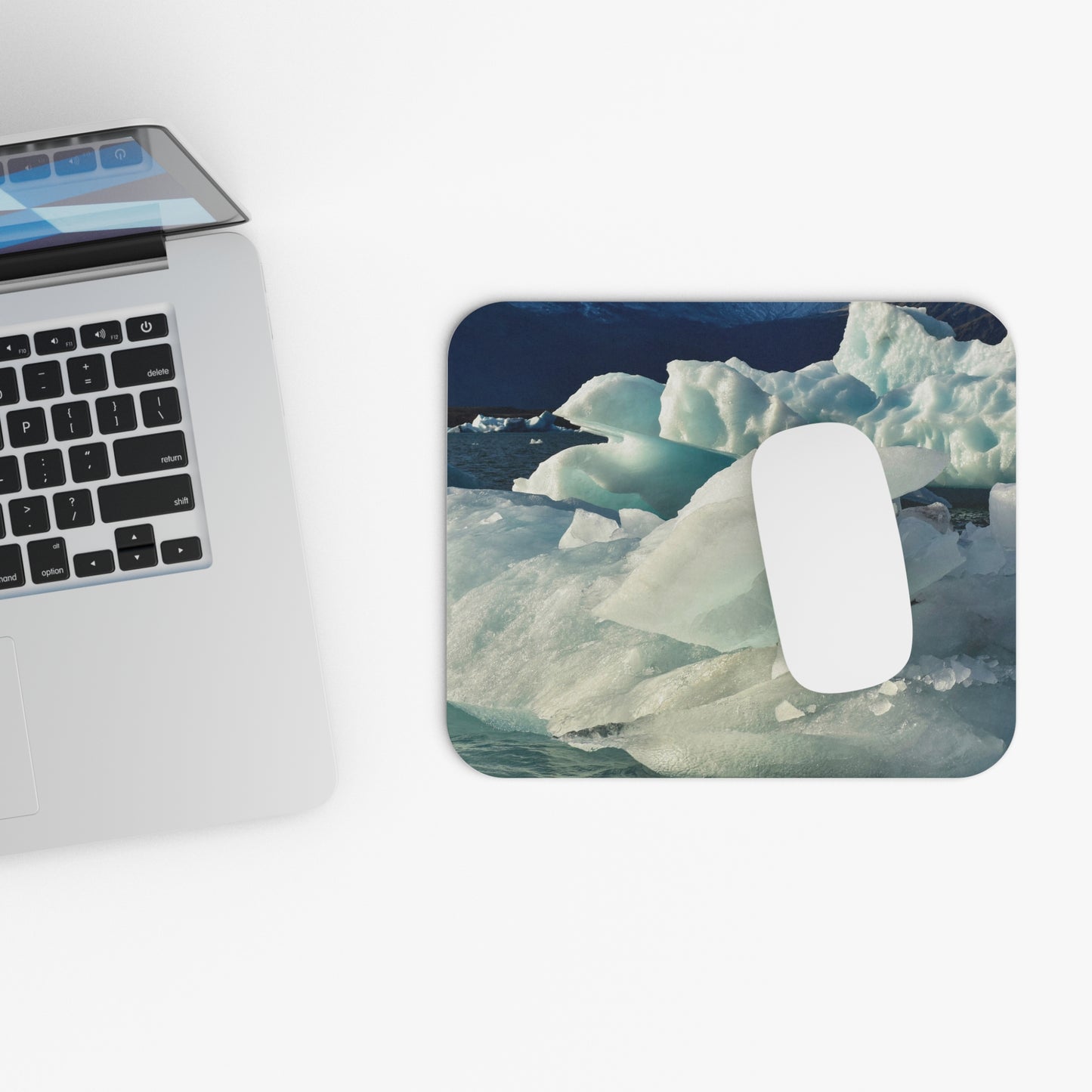 Mouse Pad with "Glacial Ice" by Kim Bailey