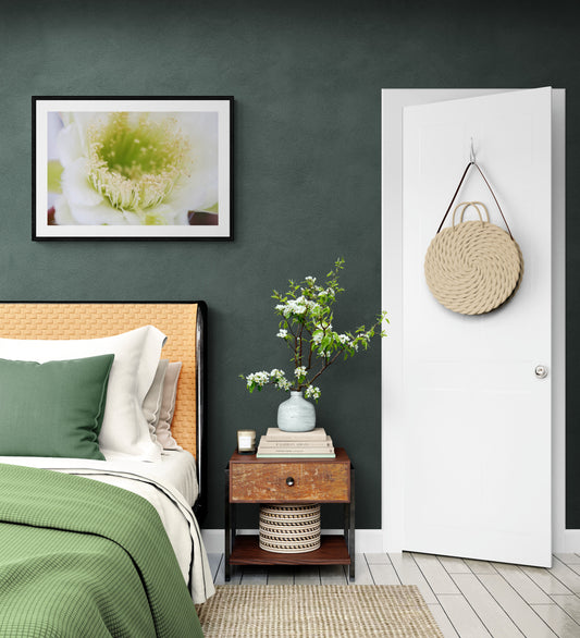 Night Bloom on the Wall of a comfy bedroom