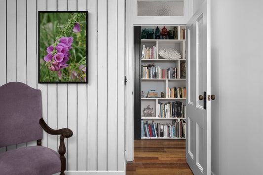 Purple Foxglove Original Photograph by Kim A. Bailey