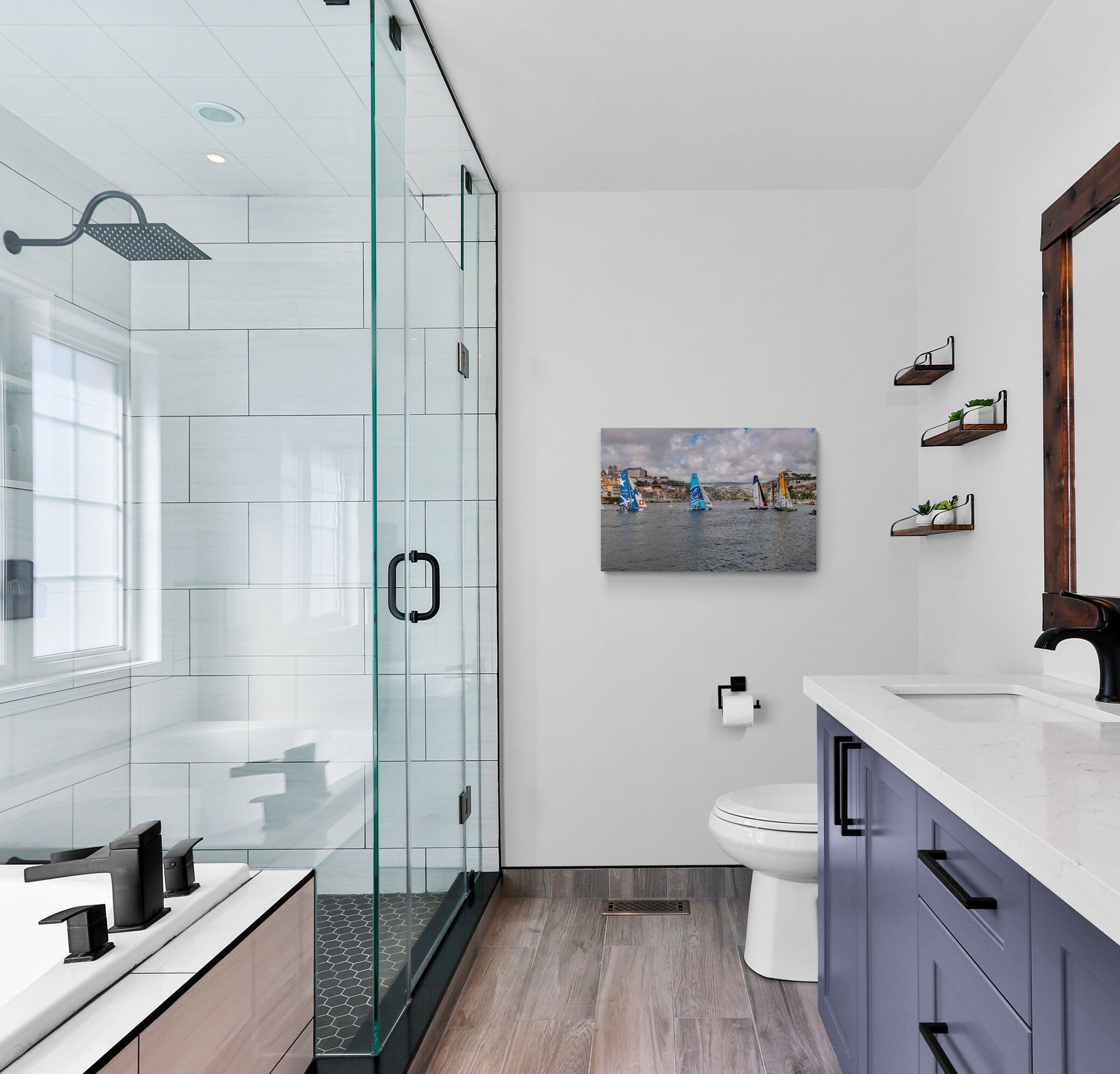 Sailing Regatta, Porto, Portugal - Original Photograph by Kim A. Bailey