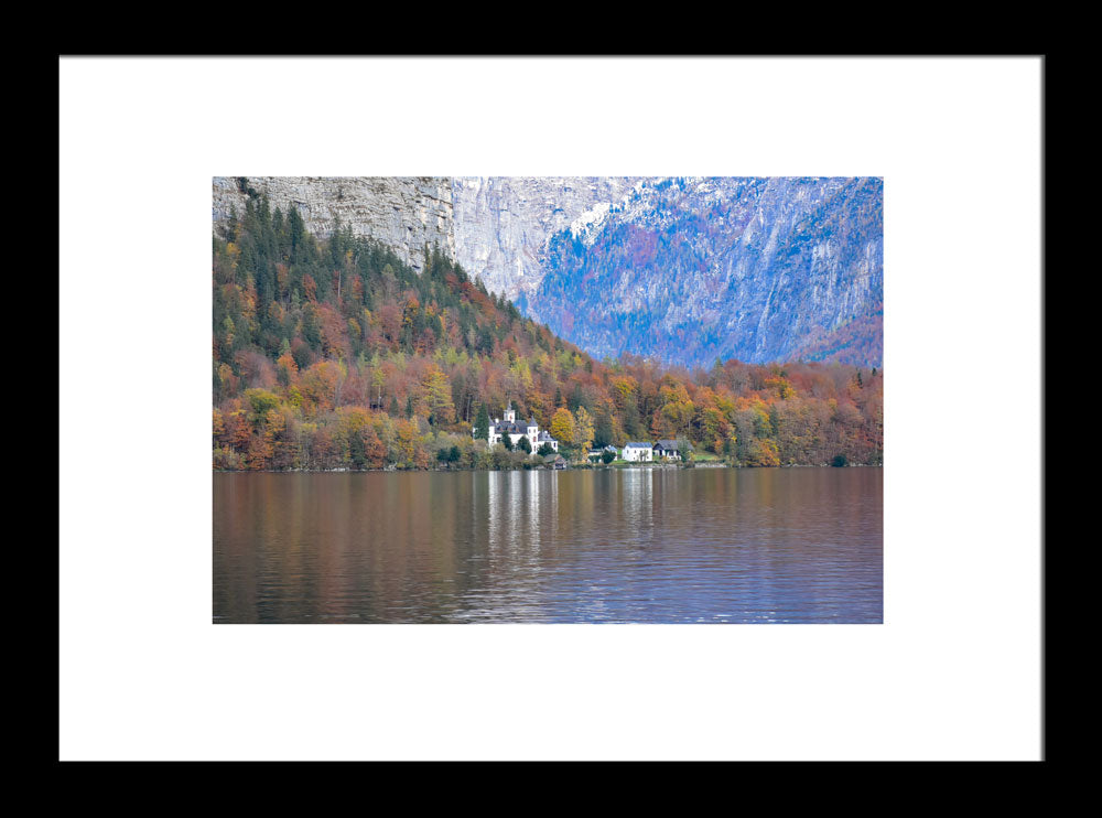 Schloss Grub Castle in Fall Original Photograph by Kim A. Bailey
