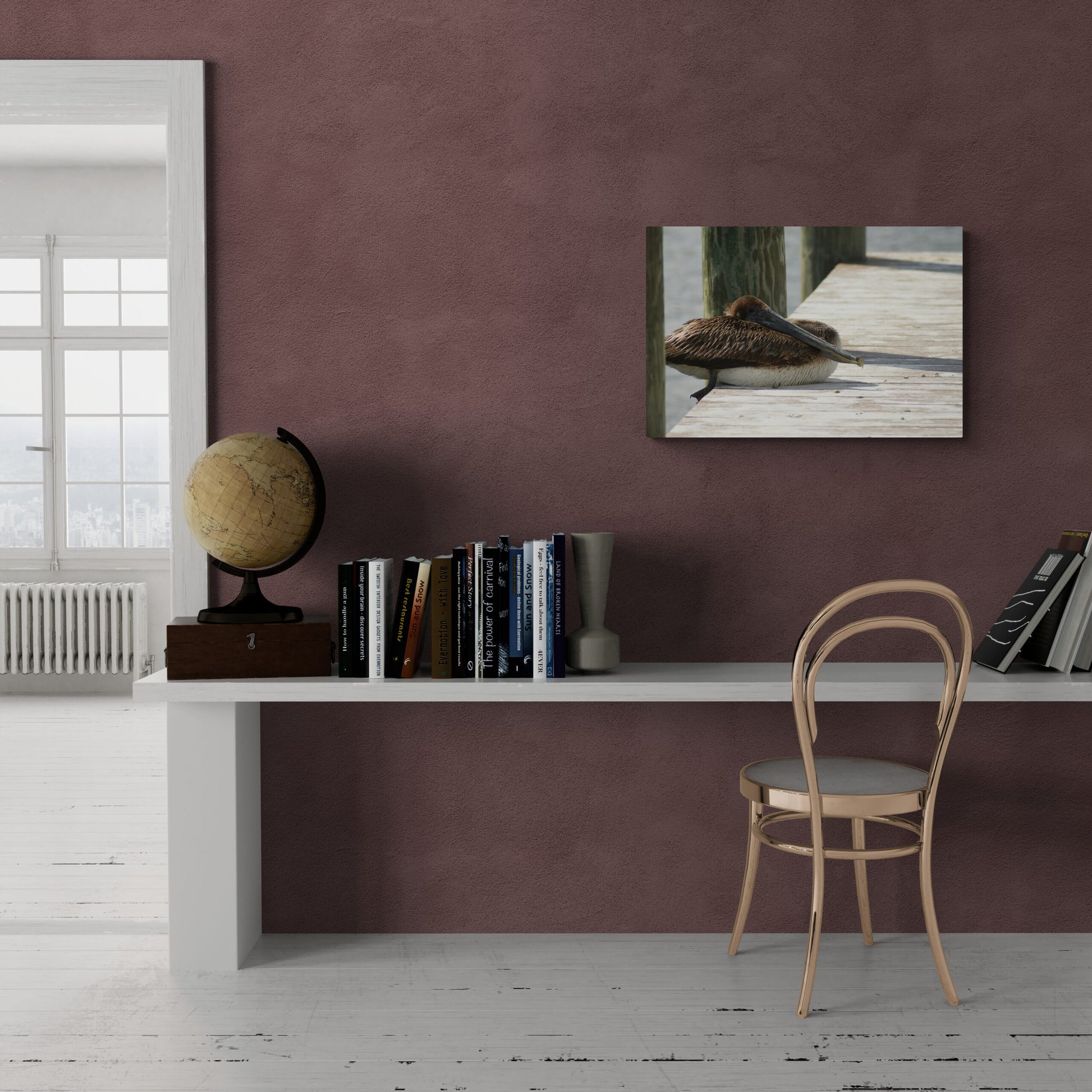 Sitting Pelican, Original Photograph by Kim A. Bailey