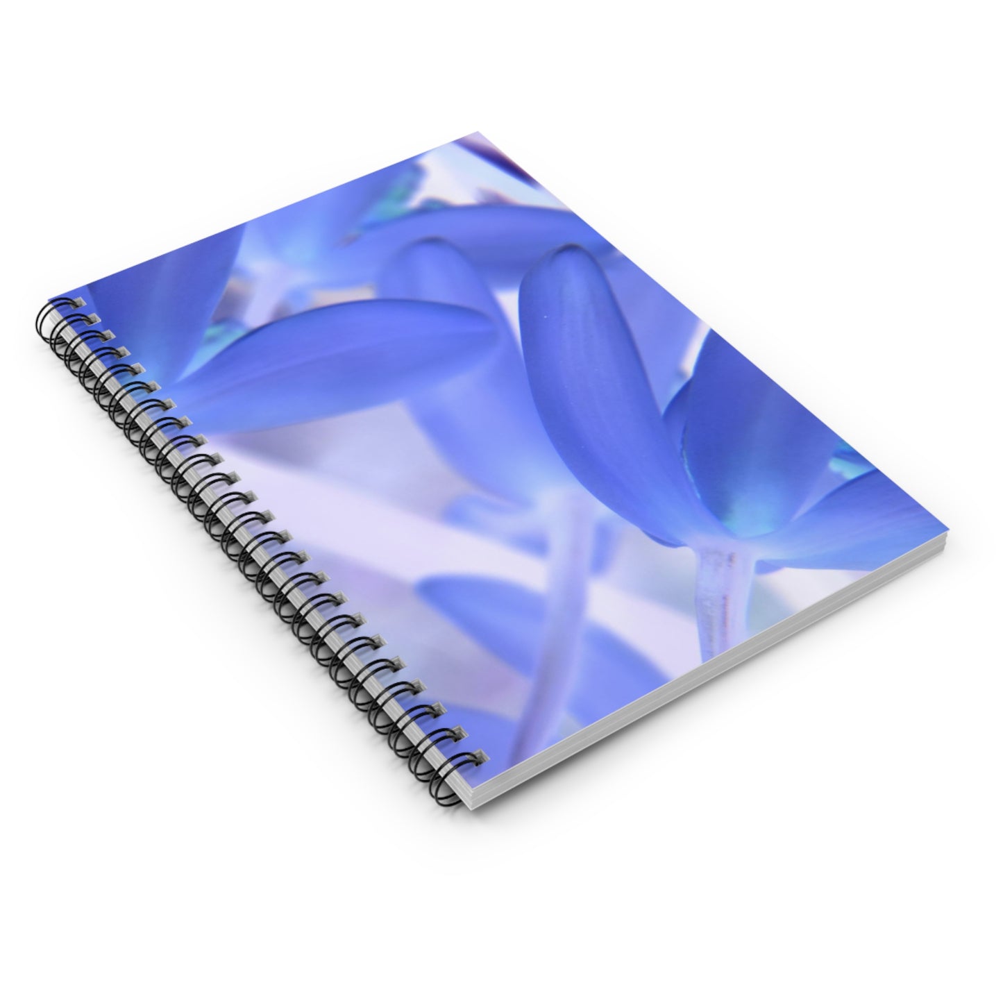 Spiral Notebook or Journal - Ruled Line - "Blue Tinted Orchid" by Kim Bailey