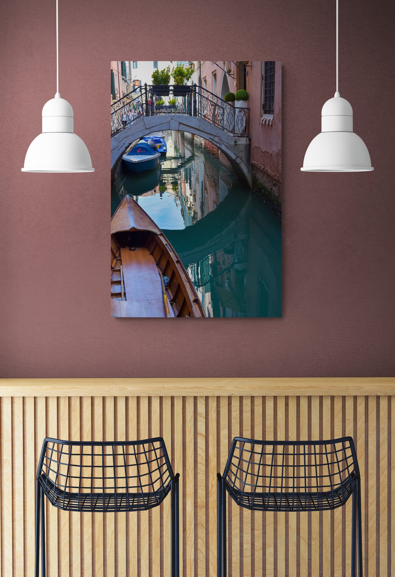 Venice Canal - Original Photograph by Kim A. Bailey
