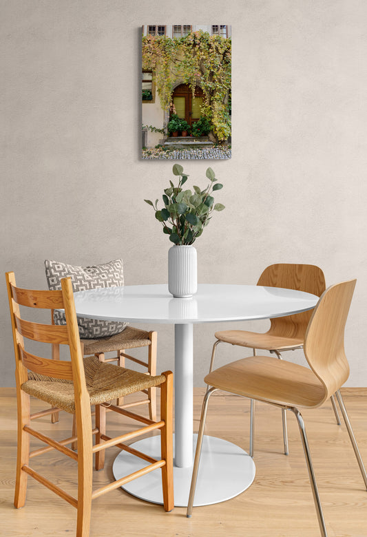 Vines Over Door Original Photograph by Kim A. Bailey in a Dining Area