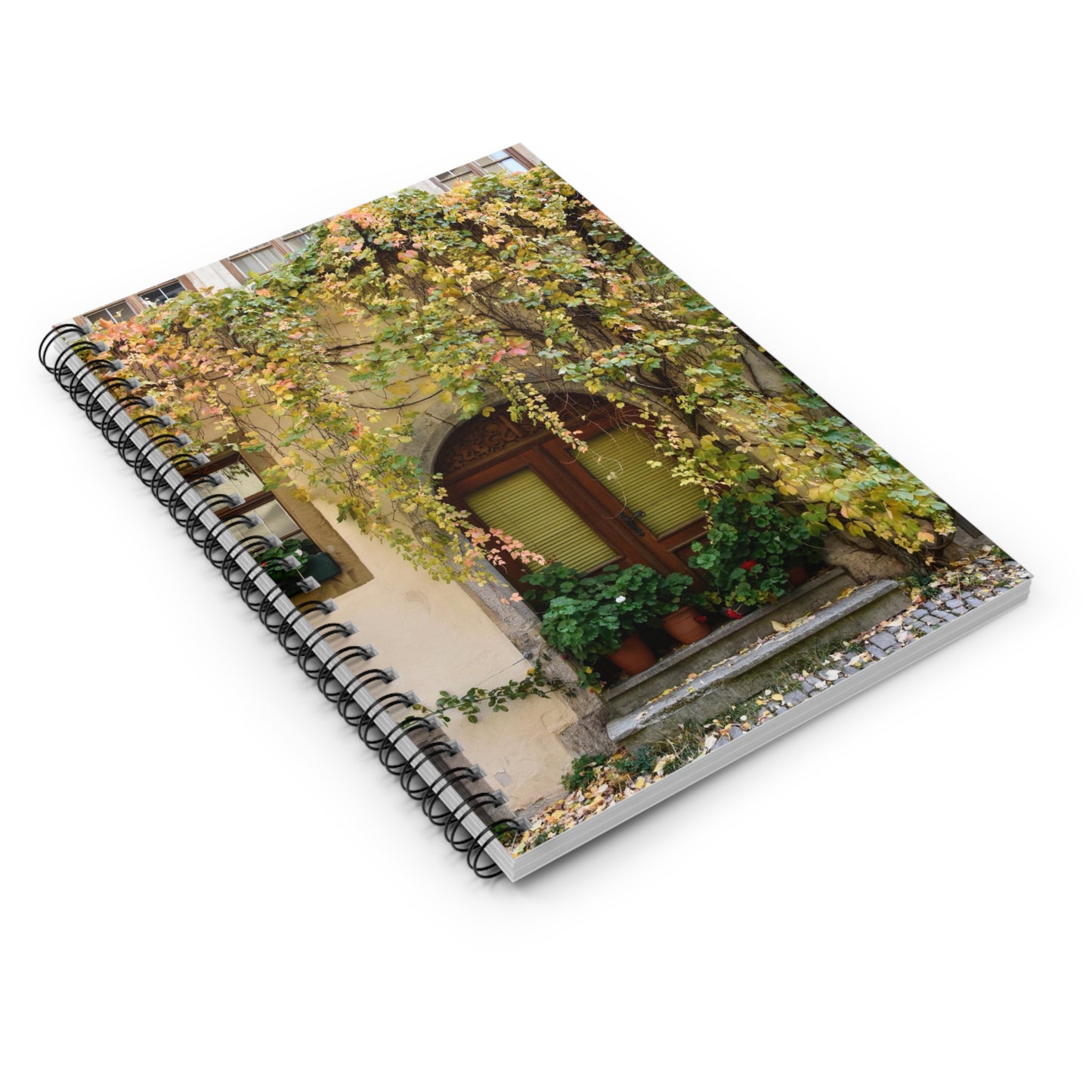 Vines Over Door Spiral Notebook: Gardener's Journal with Pocket