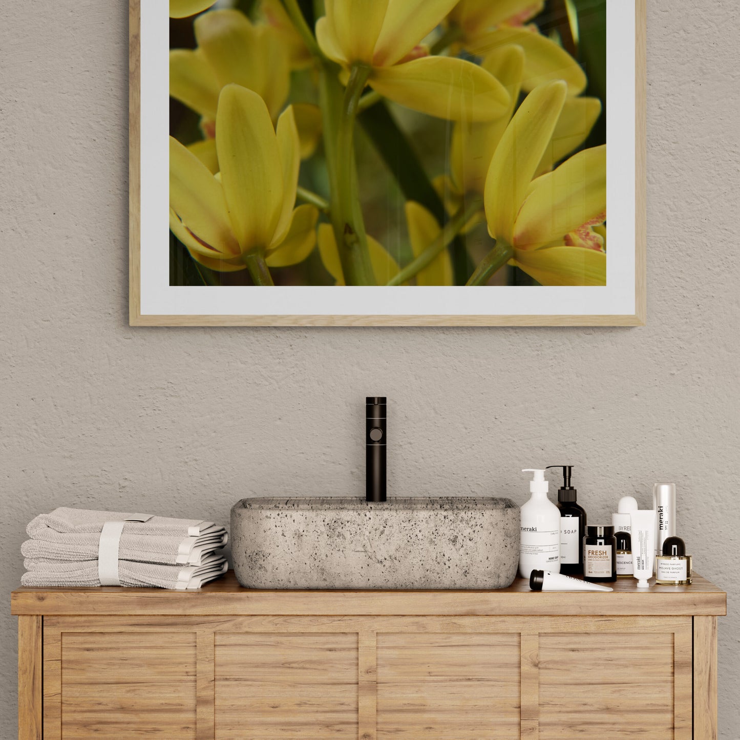 Yellow Orchids Original Photograph by Kim A. Bailey