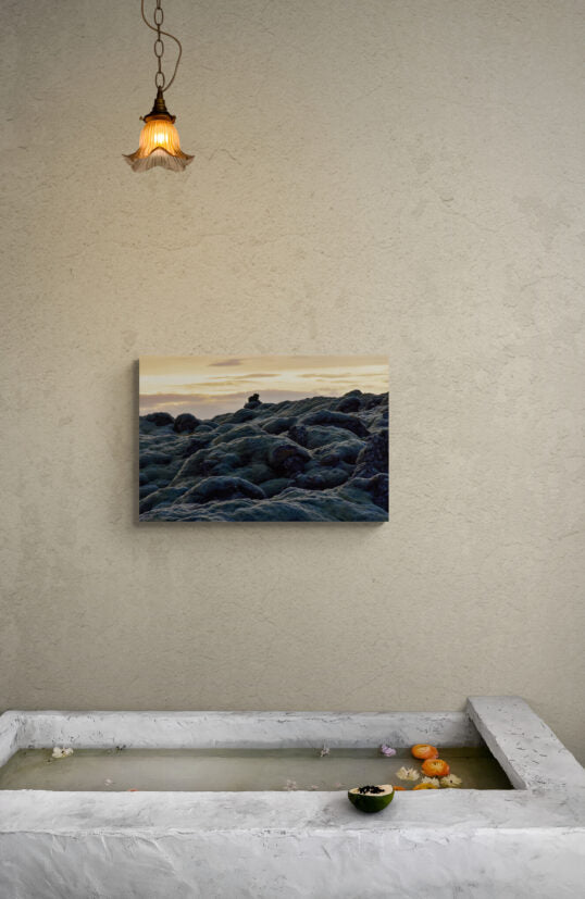 Nature-Inspired Photography Prints to Elevate Your Space "Green Moss on Lava Rocks in Iceland" image 2