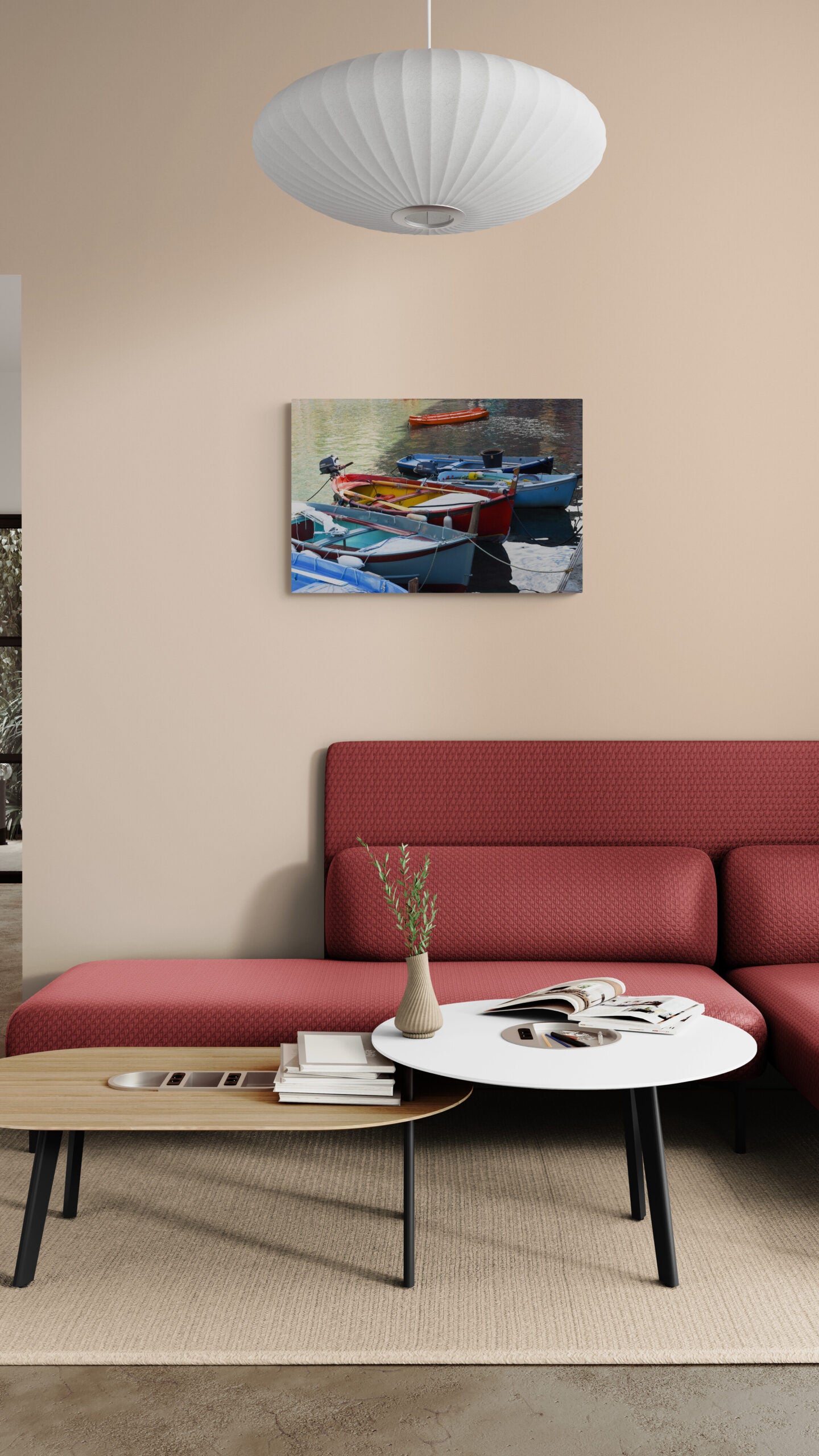 Bring Italian Coastal Charm Home – Fishing Boats Photography "Fishing Boats in the Bay" image 4