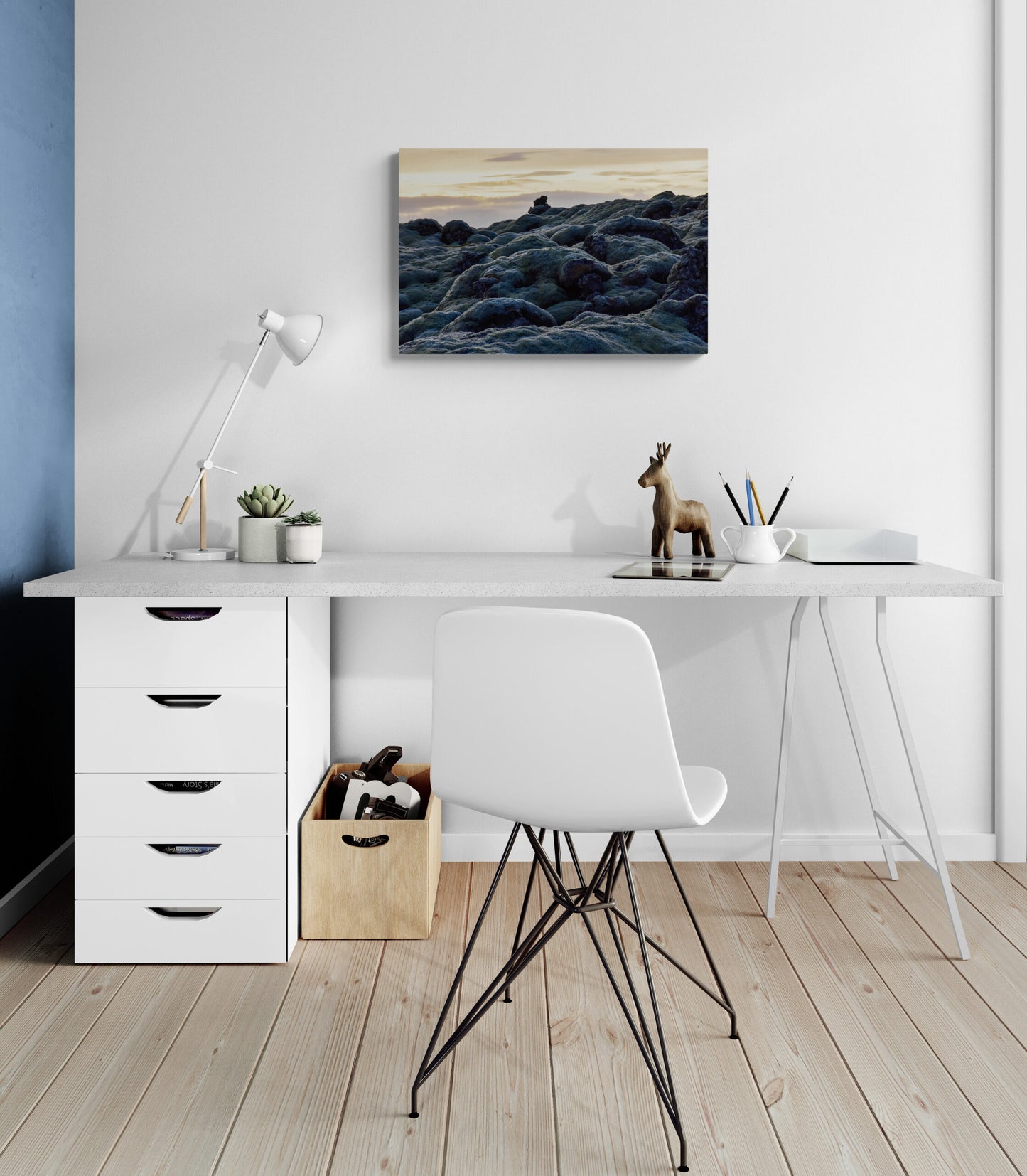 Nature-Inspired Photography Prints to Elevate Your Space "Green Moss on Lava Rocks in Iceland" image 4