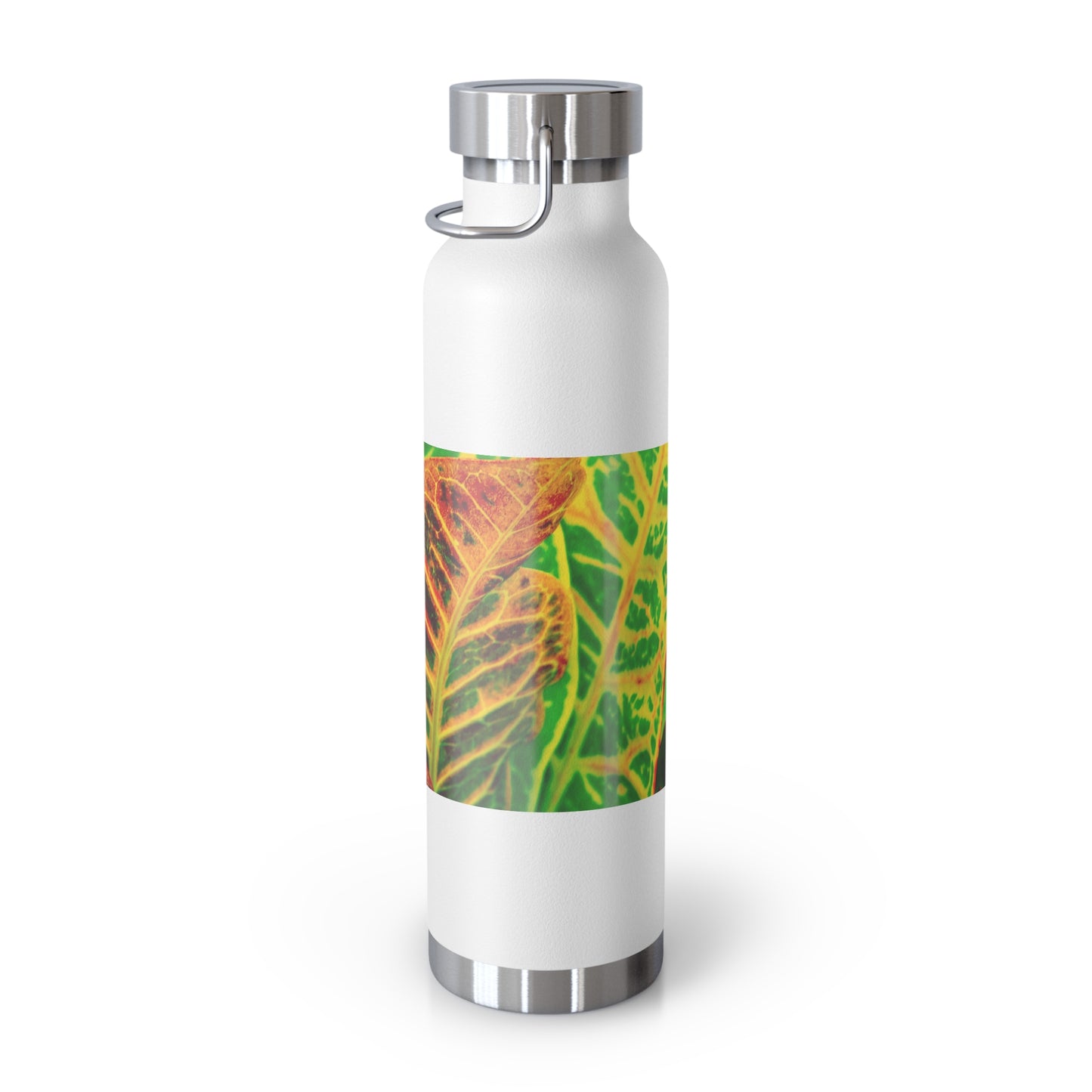 Water Bottle, Copper Vacuum Insulated Bottle, 22 oz "Croton" by Kim A. Bailey