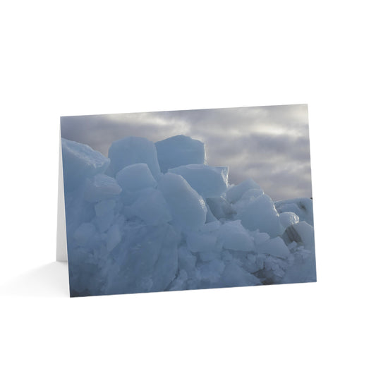 Blue Ice Greeting Cards (1, 10, 30, and 50 pcs.)