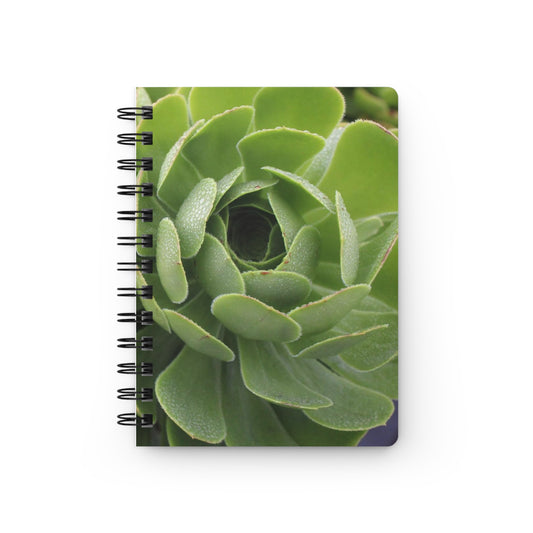Succulent Spiral Bound Journal — Botanical Notebook for Plant Lovers
