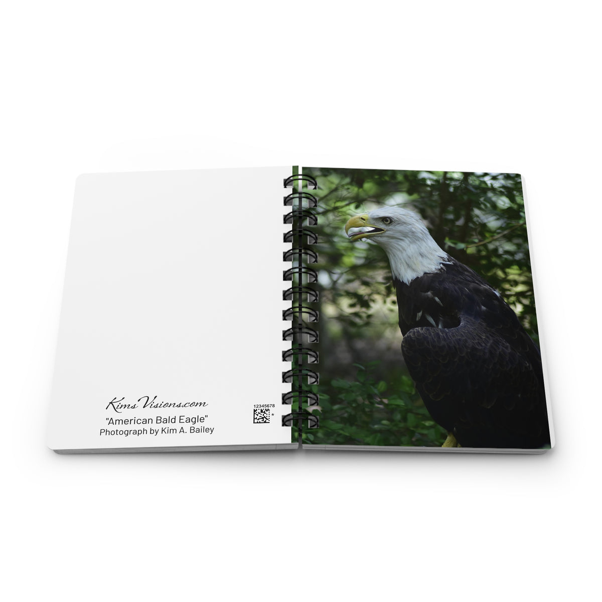 Natural Spiral Bound Journal — Earthy Minimalist Notebook for Daily Notes & Sketches
