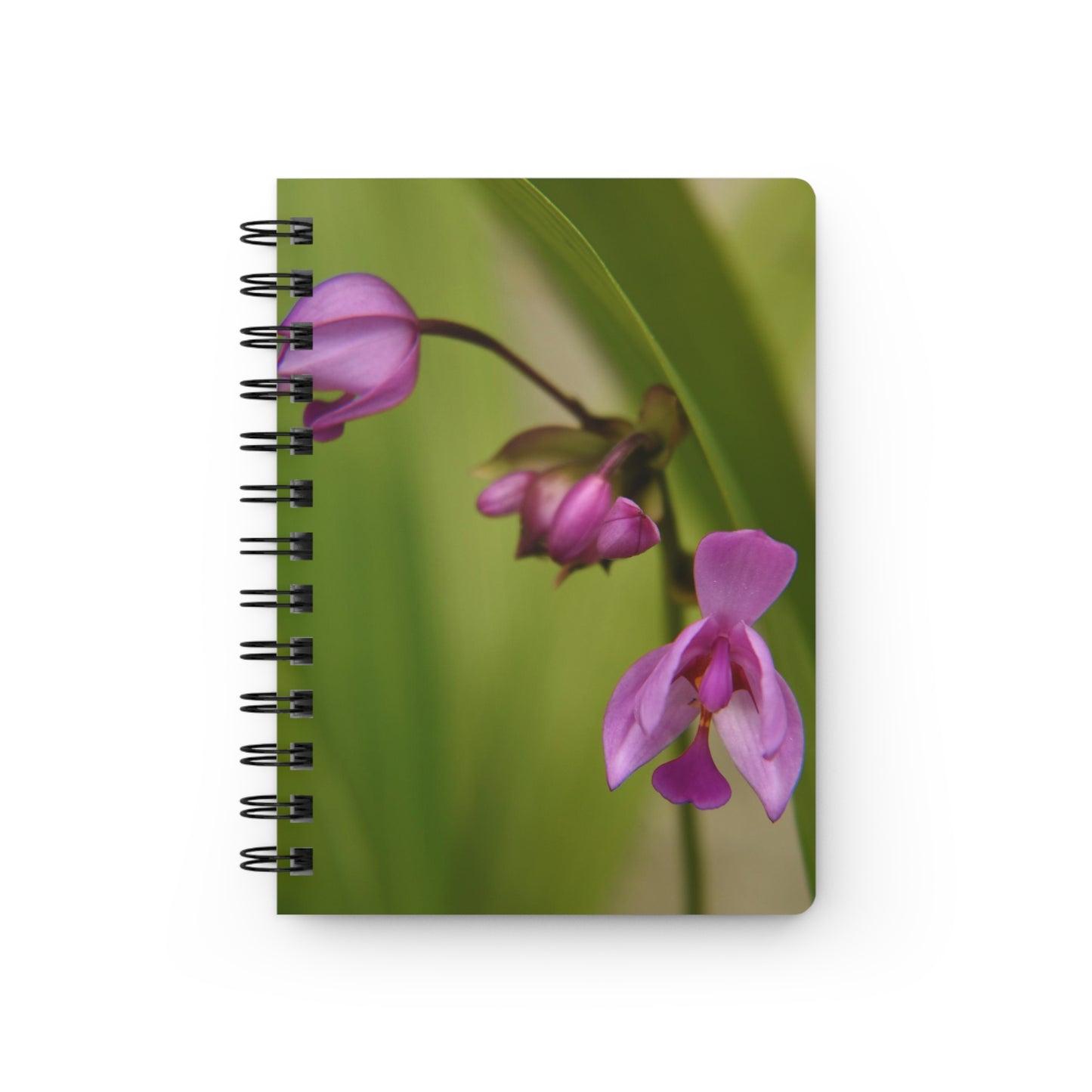 Spiral Notebook - Ruled Line " Tiny Ground Orchid" by Kim A. Bailey