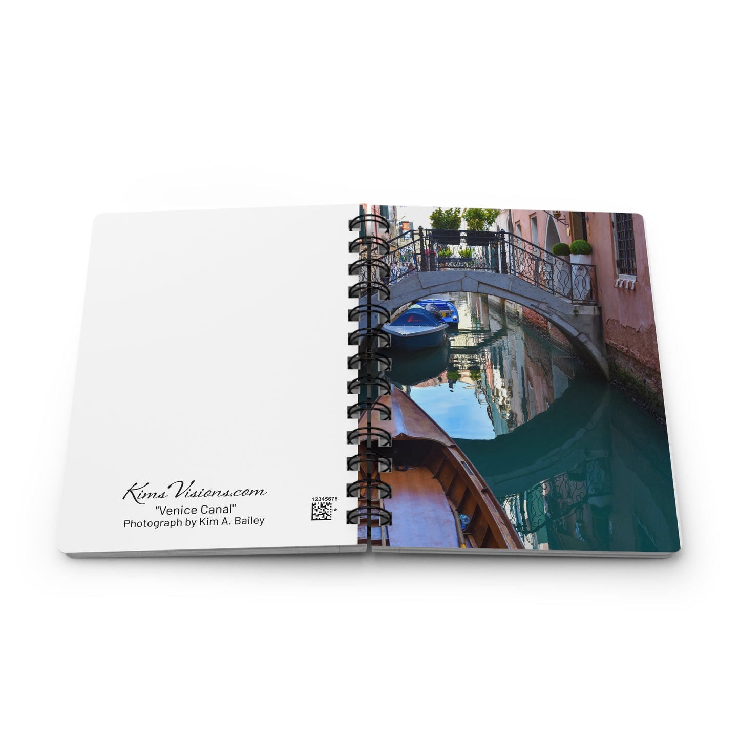 Romantic Spiral Bound Journal — Love Notes & Reflections