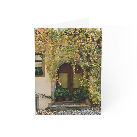Vines over Door Photograph Note Cards (1, 10, 30, or 50 pcs.)