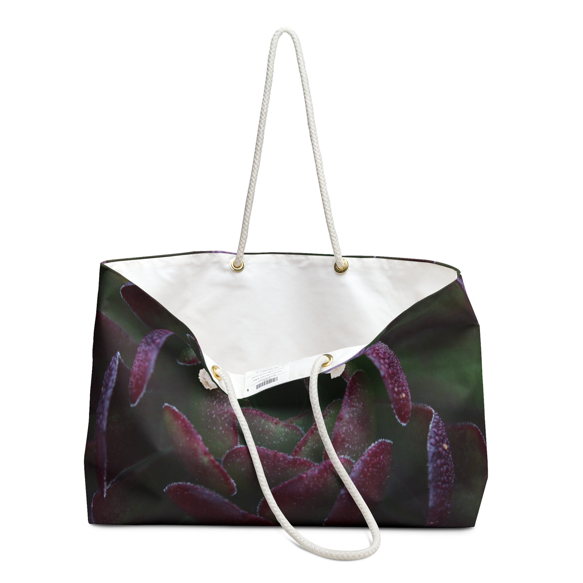 Weekender Bag Dark Succulent Photograph by Kim A Bailey
