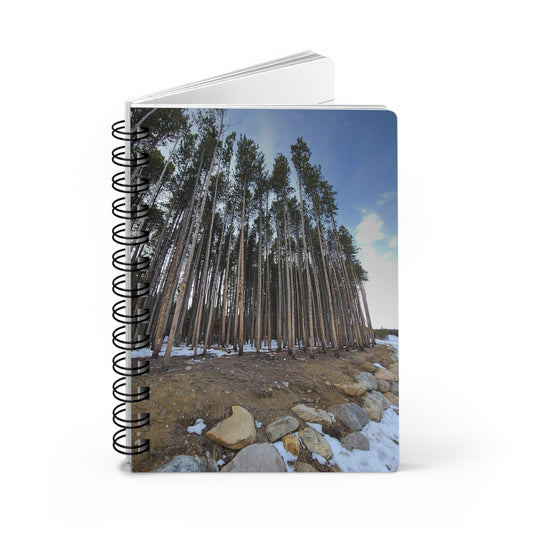 Spiral Notebook - Ruled Line - "Trees at Breckenridge" by Kim Bailey