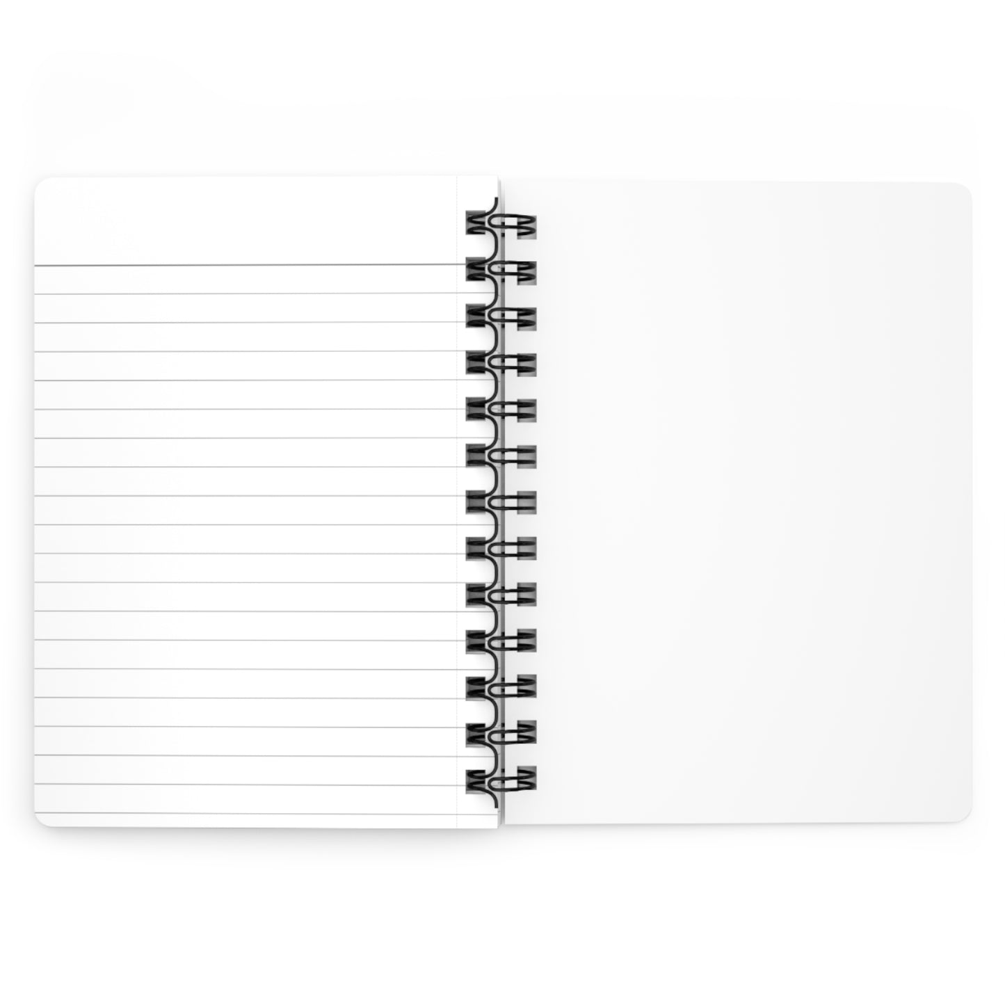 Spiral Notebook "Water Lilies (Pink and Green)" Photograph by Kim A. Bailey