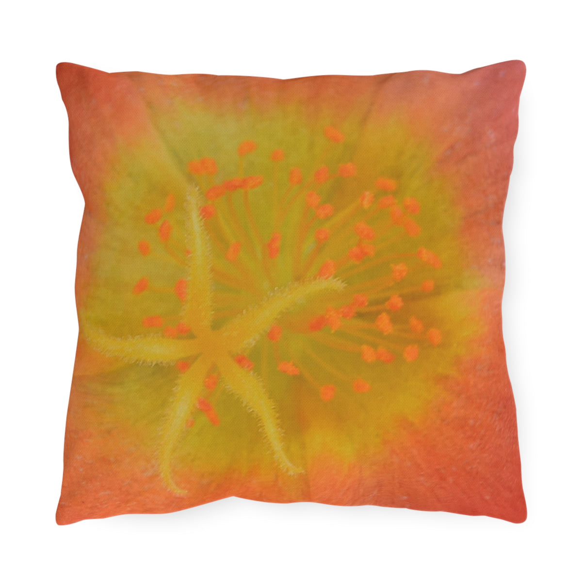 Outdoor Pillow "Yellow Stamen" by Kim A. Bailey - Choice of 4 sizes