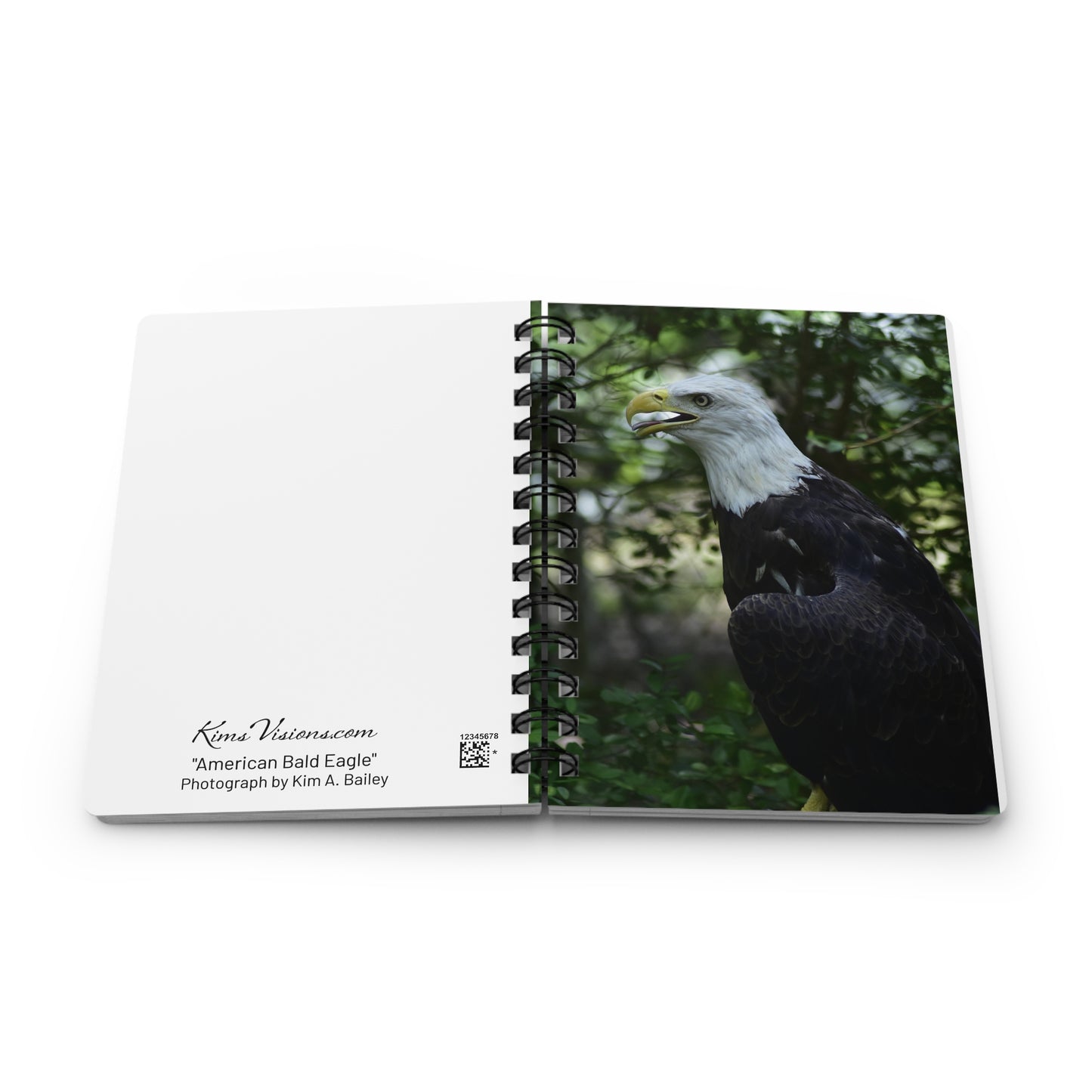 Natural Spiral Bound Journal — Earthy Minimalist Notebook for Daily Notes & Sketches