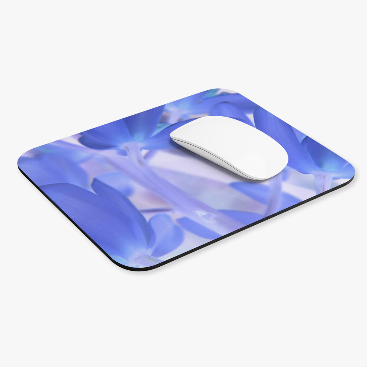 Mouse Pad with "Blue Tinted Orchids"