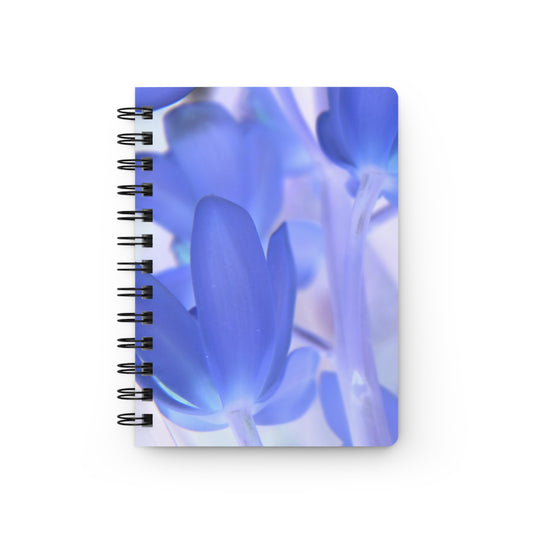 Spiral Notebook - Ruled Line - "Blue Tinted Orchid" by Kim Bailey