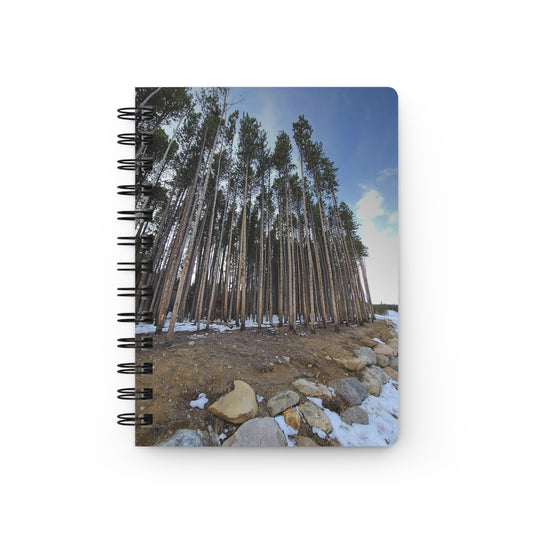 Spiral Notebook - Ruled Line - "Trees at Breckenridge" by Kim Bailey