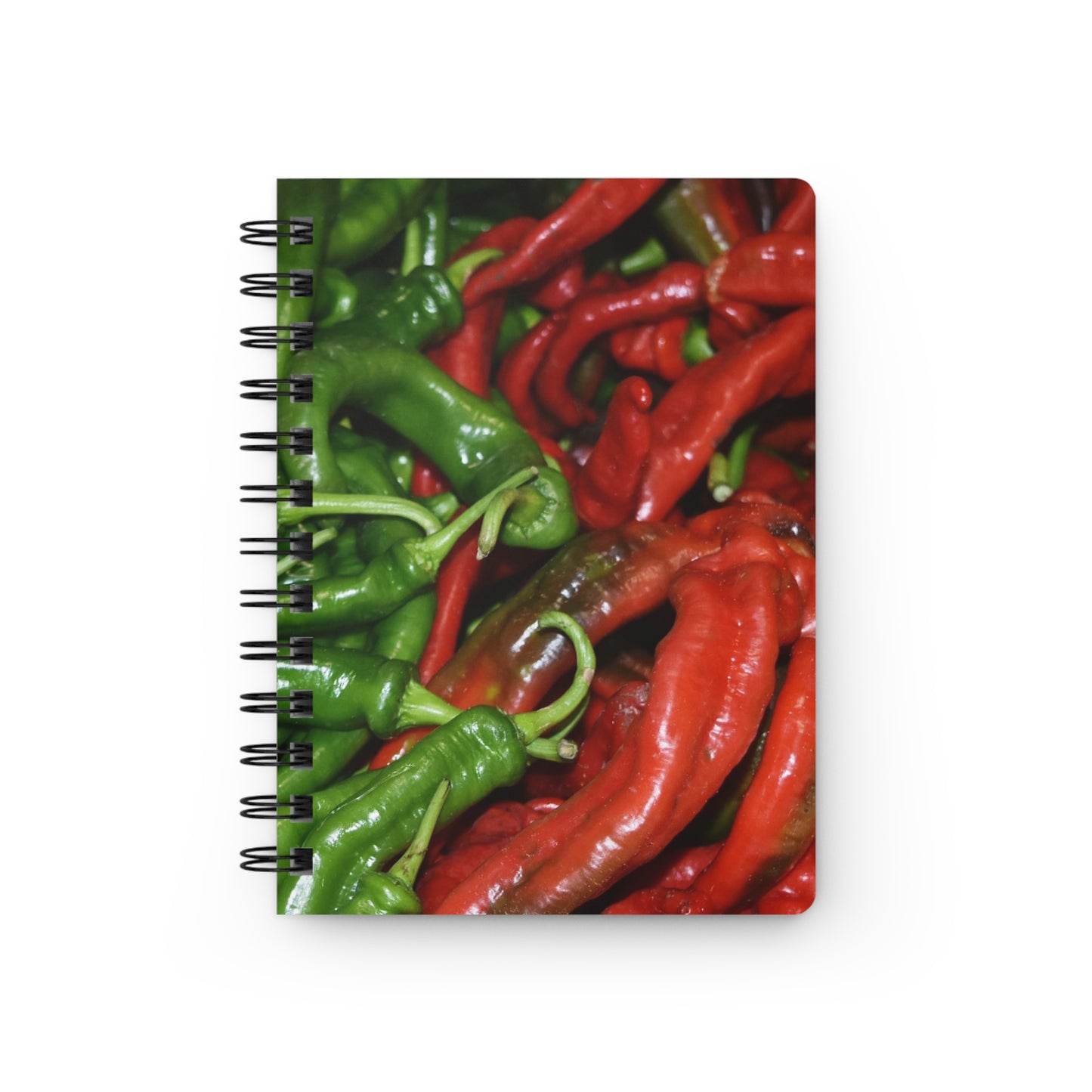 Spiral Notebook - Ruled Line "Chili Peppers" Photograph by Kim A. Bailey