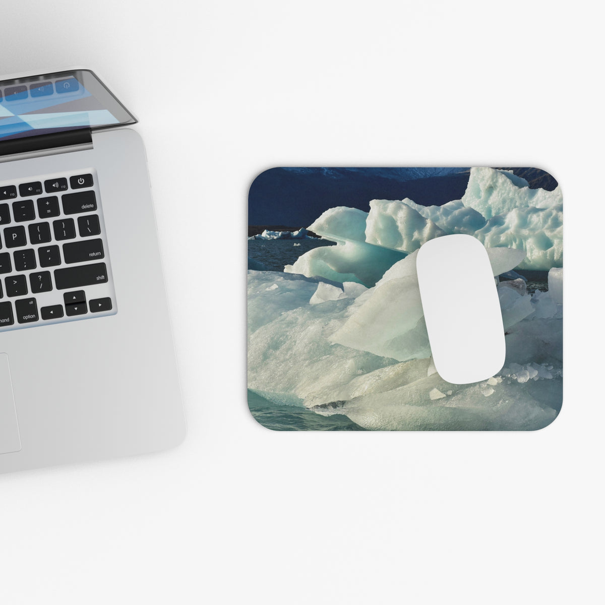 Mouse Pad with "Glacial Ice"